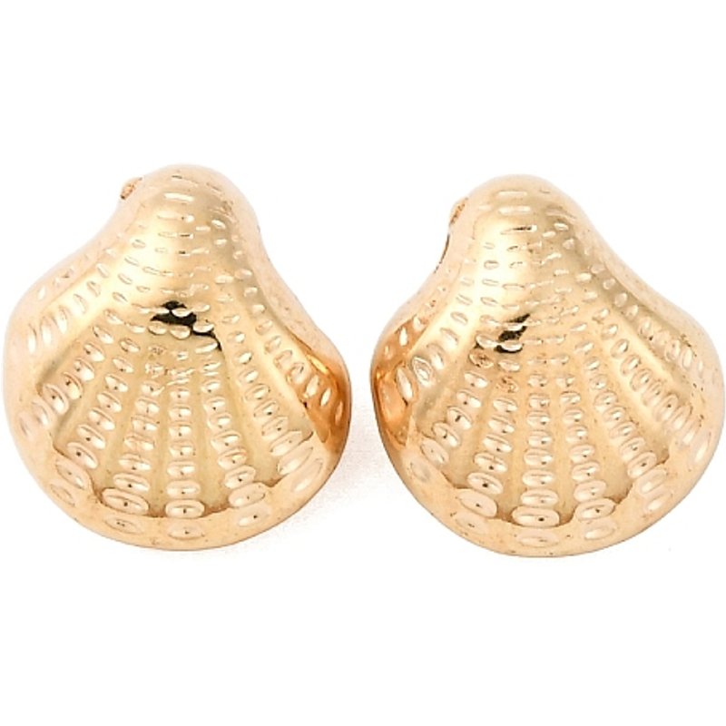 Perles en Plastique CCB en Forme de Coquillage Or Clair — Perles à bijoux