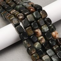Natural Biotite Beads Strands, Cuboid, 7-12mm, 41pcs/strand