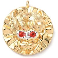 Pendentif Taureau en Laiton avec Zircon Cubique Micro Pave