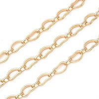 Alloy Arch Link Chains, Unwelded, 18K Gold Plated — Chains, Wire & Cord
