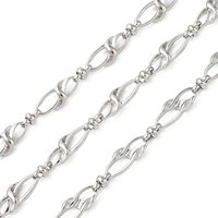 Alloy Twist Link Chains, Unwelded, Platinum Plated — Chains, Wire & Cord