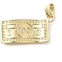 Brass Dollar Charms, Real 18K Gold Plated Pendants — Charms & Pendants