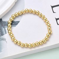Bracelet Élastique Rond en Laiton pour Hommes et Femmes — Bracelet Femme