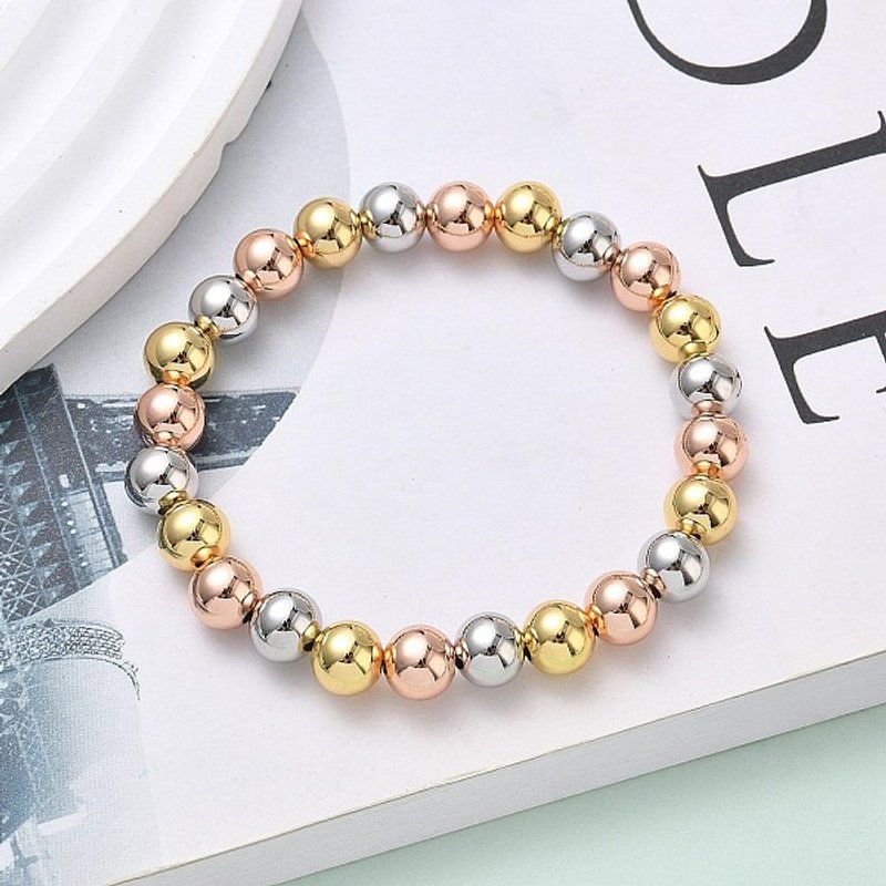 Bracelet Élastique Rond en Laiton pour Hommes et Femmes — Bracelet Femme