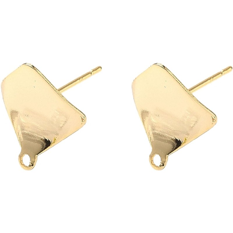 Trouvailles de Boucles d'Oreilles en Laiton, Sans Nickel, Plaqué Or 18K — Accessoires pour bijoux