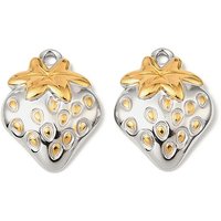 Pendentif Fraise en Acier Inoxydable 304, Sans Plomb, 21x16.5mm — Breloques et pendentifs
