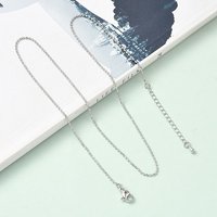 Collier en chaîne à billes en laiton de 1,5 mm, sans plomb, 17,80 pouces — Collier pendentif