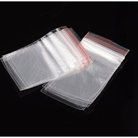 Sacs en plastique à fermeture éclair pour rangement de bijoux, 6x4cm, clair — Rangement et présentation
