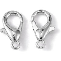 Zinc Alloy Lobster Claw Clasps, Parrot Trigger Clasps, 12x6mm — Jewelry Findings
