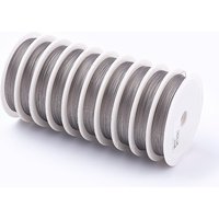 Tiger Tail Wire, Nylon-coated Stainless Steel, White, 28 Gauge, 164 Feet — Chains, Wire & Cord