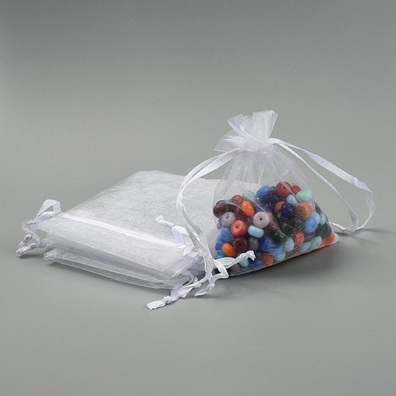 Sacs en Organza avec Cordon pour Mariages et Fêtes — Rangement et présentation