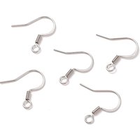 Crochets de Boucles d'Oreilles Français en Acier Inoxydable — Accessoires pour bijoux