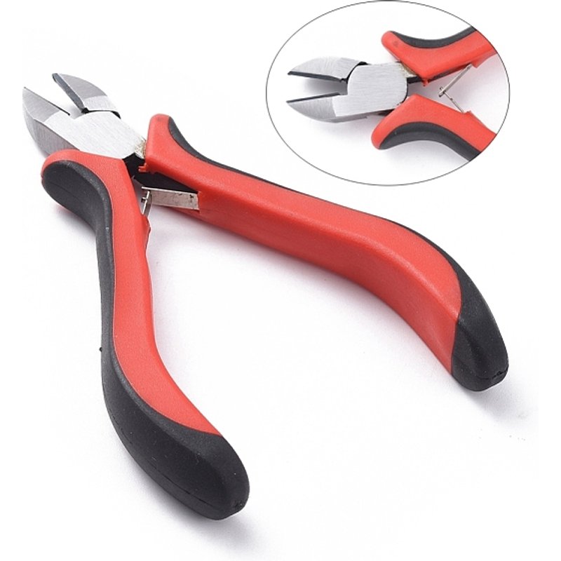 Pince à Bijoux en Acier au Carbone, Pince Coupante, 117mm — Outils de création de bijoux