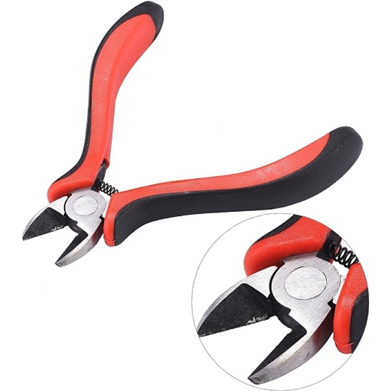Carbon Steel Side Cutting Pliers for Jewelry Making, 118mm — Jewelry Making Tools