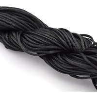 Nylon Thread for Beading Jewelry Making, Black, 1mm, 26m/bundle — Chains, Wire & Cord