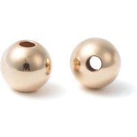 Yellow Gold Filled Beads, 1/20 14K Gold Filled, Round 4mm