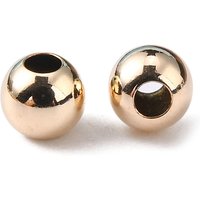 Yellow Gold Filled Round Beads, 1/20 14K, 3mm Diameter — Jewelry Beads