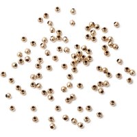 Perles en or jaune rempli, 1/20 14K or rempli, rond 2mm — Perles à bijoux