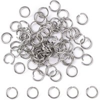 Tarnish Resistant 304 Stainless Steel Open Jump Rings, 18 Gauge — Jewelry Findings