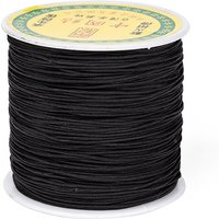 Fil en Nylon, Noir, 1mm, 98.42 verges (90m) par rouleau