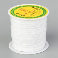 Fil en nylon tressé pour la fabrication de bijoux, 0,5 mm, 150 verges