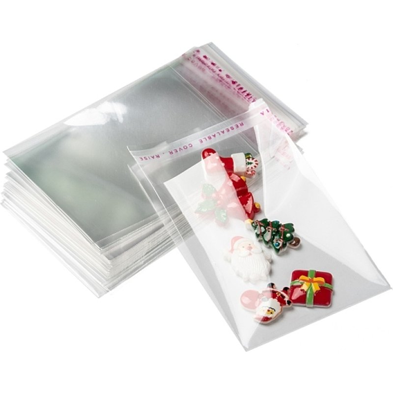 Sacs en cellophane OPP pour rangement de bijoux, clairs, 12x7cm — Rangement et présentation