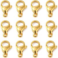 304 Stainless Steel Lobster Claw and Parrot Trigger Clasps — Jewelry Findings