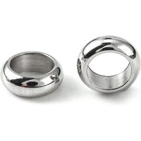 Perles Espacées en Acier Inoxydable 304 pour Fournitures de Bijoux — Perles à bijoux