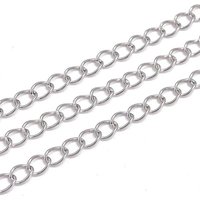 Chaînes torsadées en acier inoxydable 304 pour la fabrication de bijoux