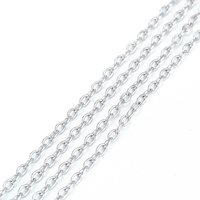 Chaînes en Acier Inoxydable 201 pour Fabrication de Bijoux, 32.8 Pieds