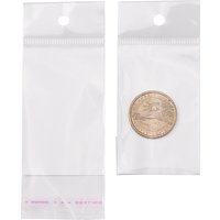 Rectangle Cellophane Bags, White, 11.8x4.6cm, 0.1mm Thickness