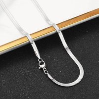 Collier en Chaîne Serpent en Acier Inoxydable 304 de 17,7 pouces