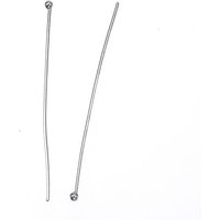 Épingles à tête boule en acier inoxydable 304 - 50mm, 0.7mm, tête de 2mm