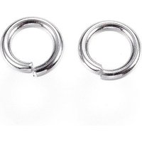 Anneaux Brisés Ouverts en Acier Inoxydable 304 Résistants au ternissement 8x1.5mm — Accessoires pour bijoux