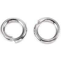Anneaux Brisés Ouverts en Acier Inoxydable 304 Résistants au ternissement 6x1.2mm — Accessoires pour bijoux