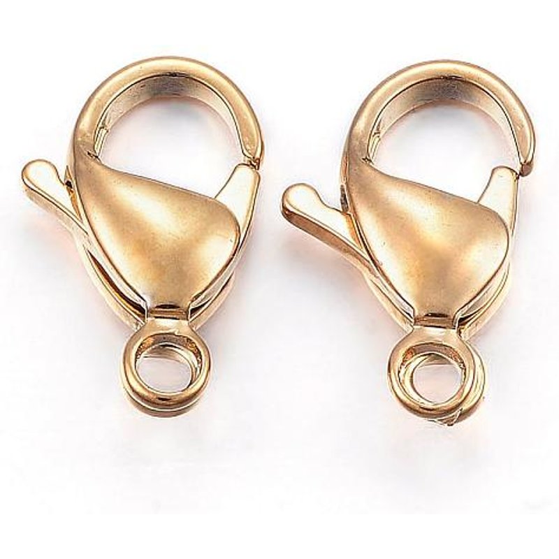 Clips à homard en acier inoxydable 304 et clips à déclenchement perroquet — Accessoires pour bijoux