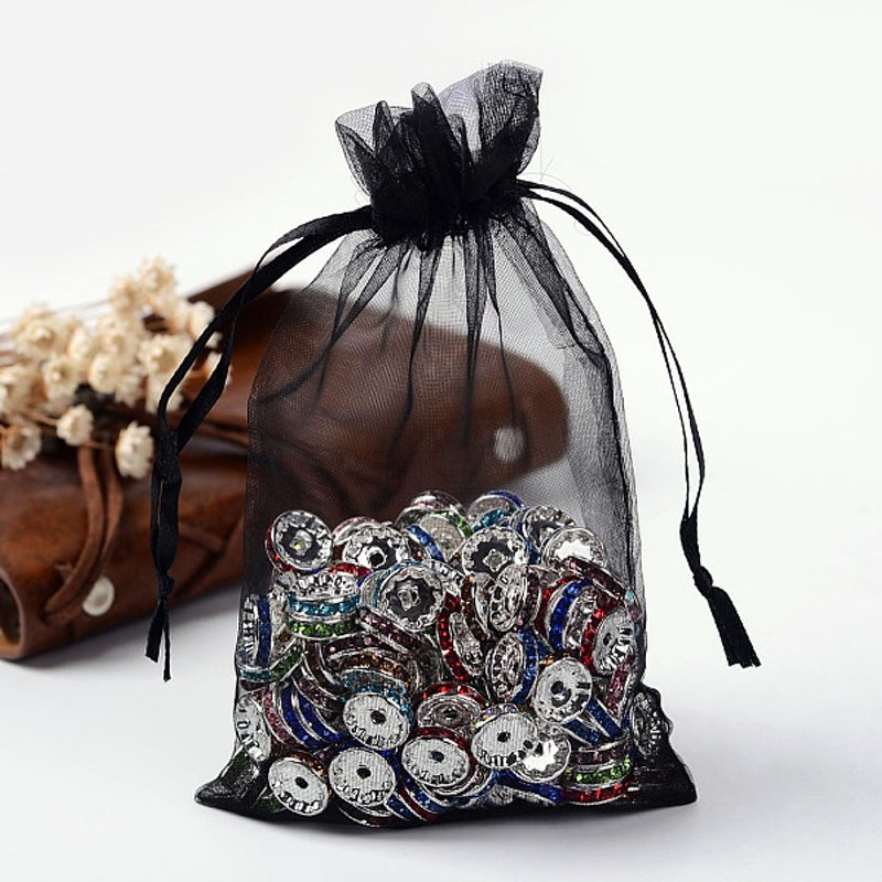 Sacs en Organza avec Cordon pour Mariages et Fêtes — Rangement et présentation