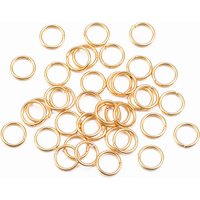Anneaux Brisés en Acier Inoxydable 304, Plaqués Or 18k, 24 Gauge — Accessoires pour bijoux