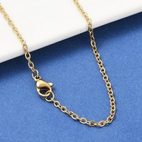 Collier en chaîne en acier inoxydable 304 Ion Plating 17.7 pouces — Collier pendentif