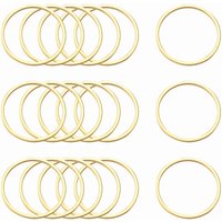 Anneau de liaison en acier inoxydable 304 doré, 20x0.8mm — Accessoires pour bijoux