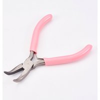 45# Carbon Steel Bent Nose Jewelry Pliers for Polishing