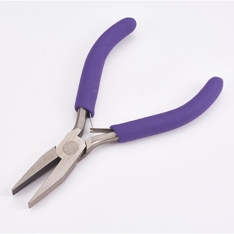 Pince à polir pour bijoux, pince à nez plat pour fabrication de bijoux — Outils de création de bijoux