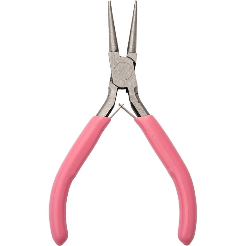 Pinces à Bec Rond en Acier au Carbone 45# pour la Fabrication de Bijoux — Outils de création de bijoux