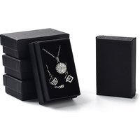 Cardboard Jewelry Set Boxes with Black Sponge for Gifts