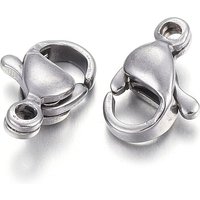 304 Stainless Steel Lobster Claw Clasps, Parrot Trigger Clasps — Jewelry Findings