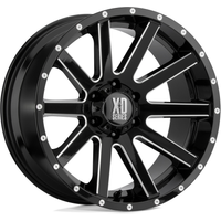 XD Series XD818 Heist Gloss Black Milled 20x10 Rims -24 Offset — Wheels & Rims
