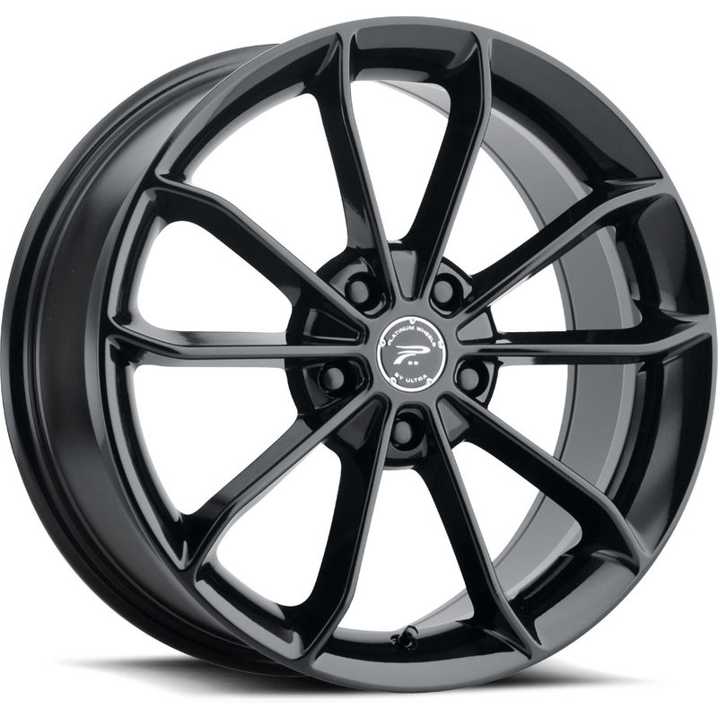 Platinum 457BK Revelation Black 16x7 Rims 5x114.3 Bolt Pattern — Wheels & Rims