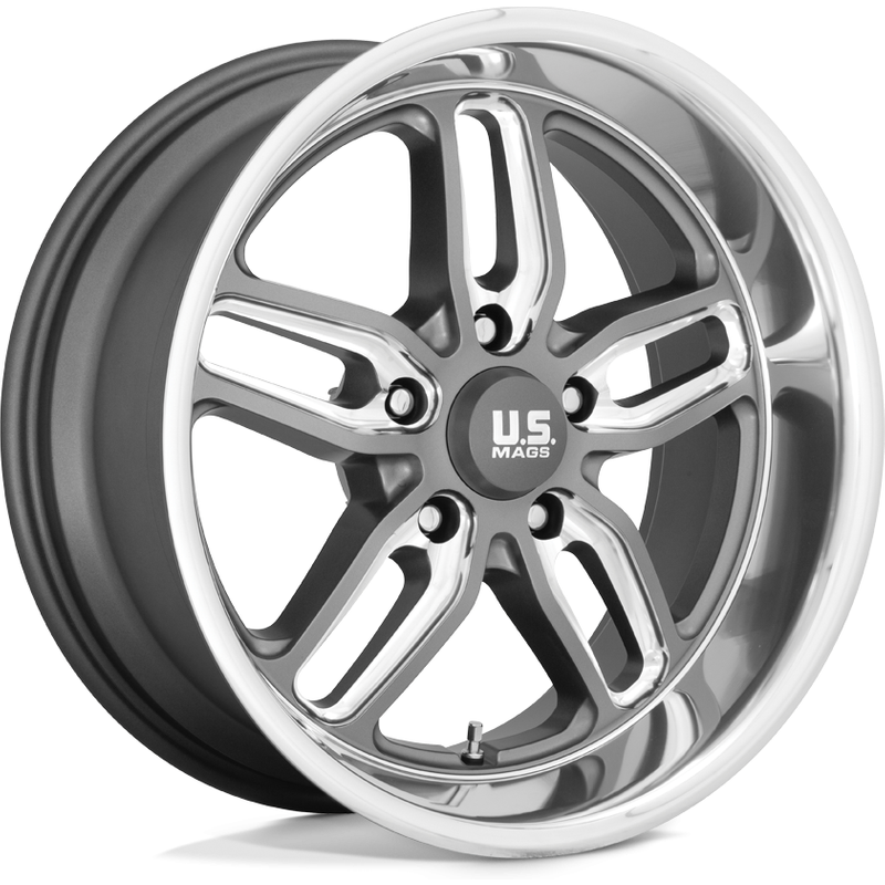 Roues US Mag U129 Cten Matte Gunmetal - 22x10.5 - 5x127 — Roues et jantes