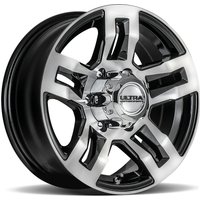 Ultra Wheel 052U Hangout Trailer Machined Black - 16x6.5 - 8x165.1 — Wheels & Rims