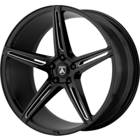 Roues Asanti Black ABL-22 Alpha 5 Gloss Black Milled 20x8.5